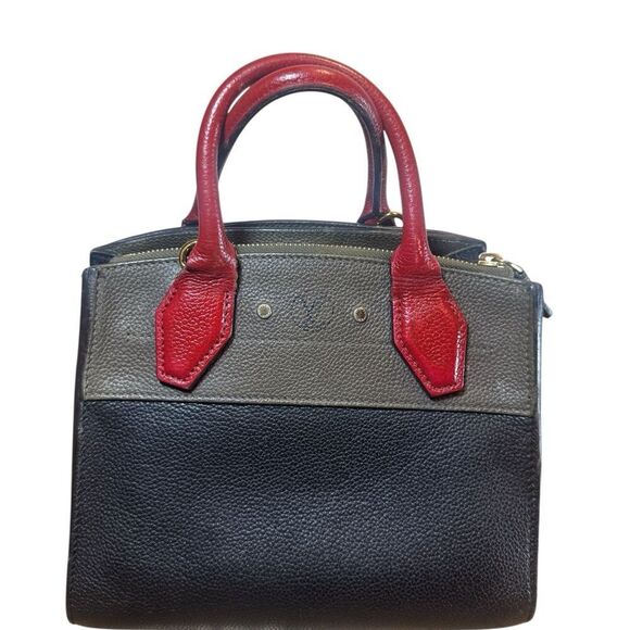 LOUIS VUITTON Tricolor Olive Green Black Red Mini LV City Steamer Bag - Picture 2 of 12